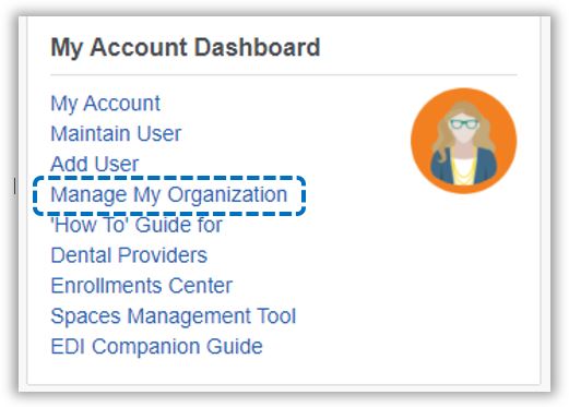 my account dashboard